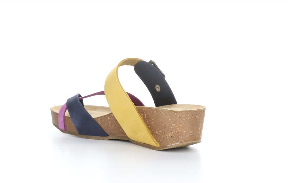 LIVELY Multi Yellow Strappy Sandals|LIVELY Sandales à Brides in Jaune