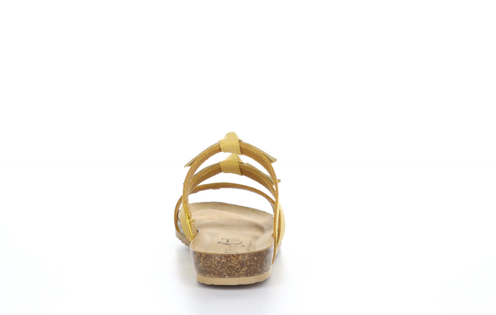LURE Yellow Strappy Sandals|LURE Sandales à Brides in Jaune