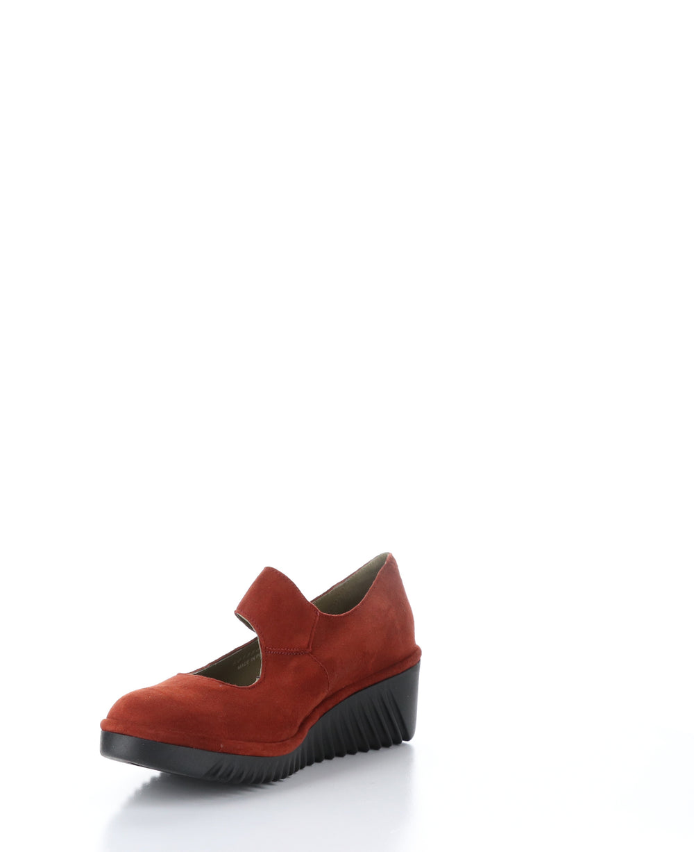 LYKA350FLY Red Round Toe Shoes