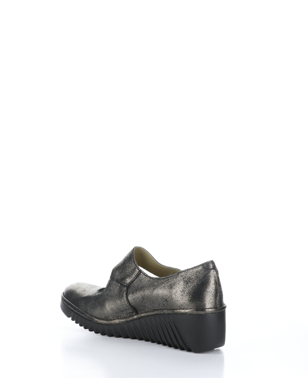 LYKA350FLY Graphite Round Toe Shoes|LYKA350FLY Chaussures à Bout Rond in Gris