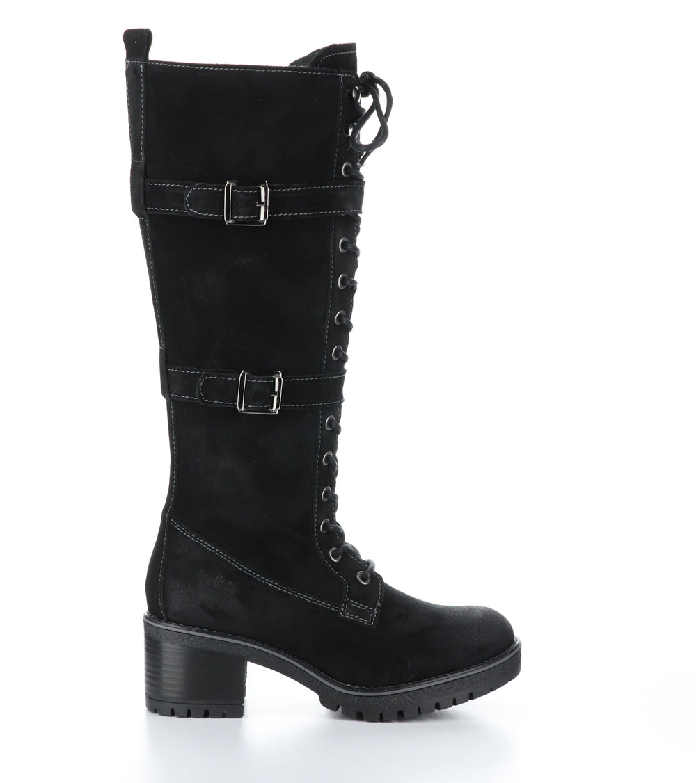 MACE Black Zip Up Boots|MACE Bottes avec Fermeture Zippée in Noir