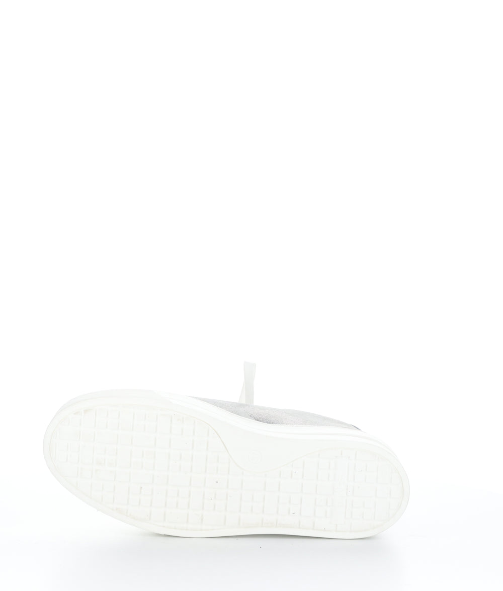 MARDI WHITE/SILGREY/CREAM Lace-up Trainers|MARDI Baskets à Lacets in Blanc