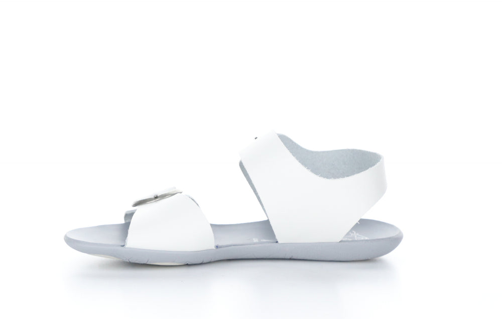 MASA757FLY Bridle Off White Buckle Sandals|MASA757FLY Sandales avec Boucle in Blanc
