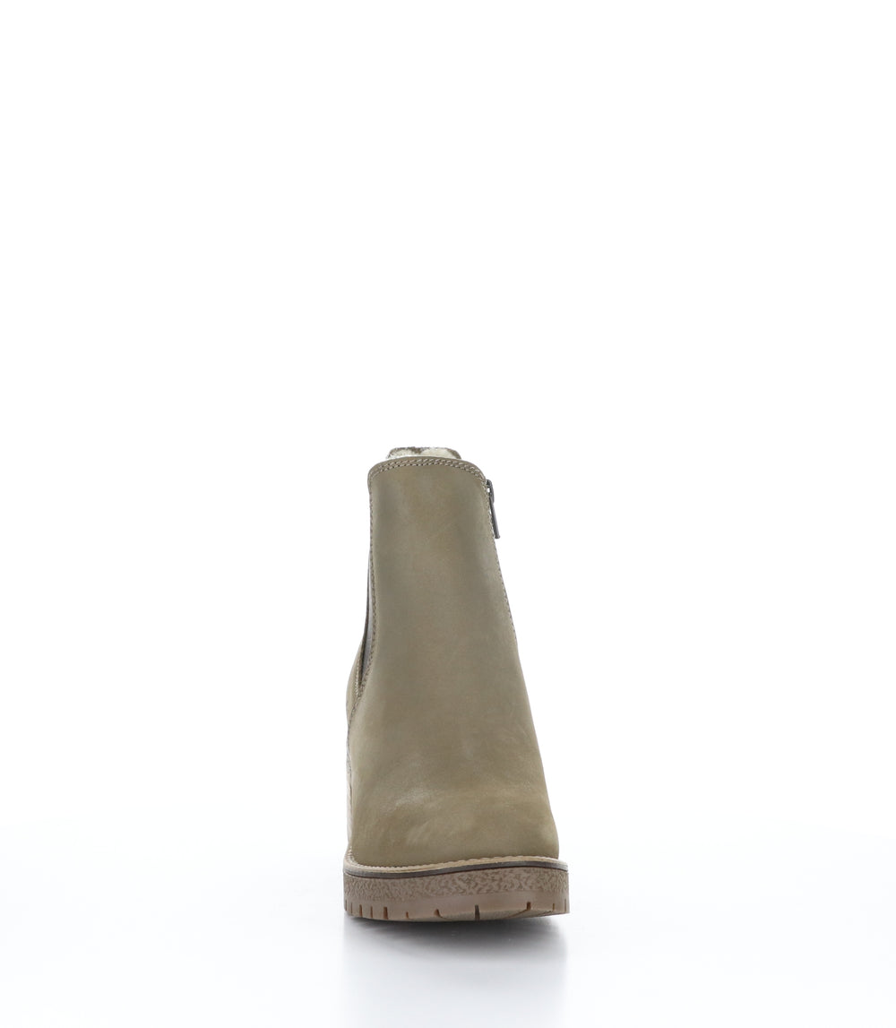 MASI Stone Zip Up Ankle Boots|MASI Bottines avec Fermeture Zippée in Gris