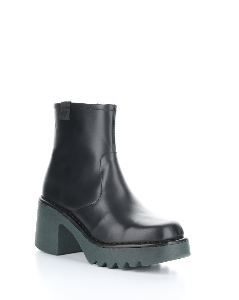 MOGE250FLY 002 BLACK Round Toe Boots