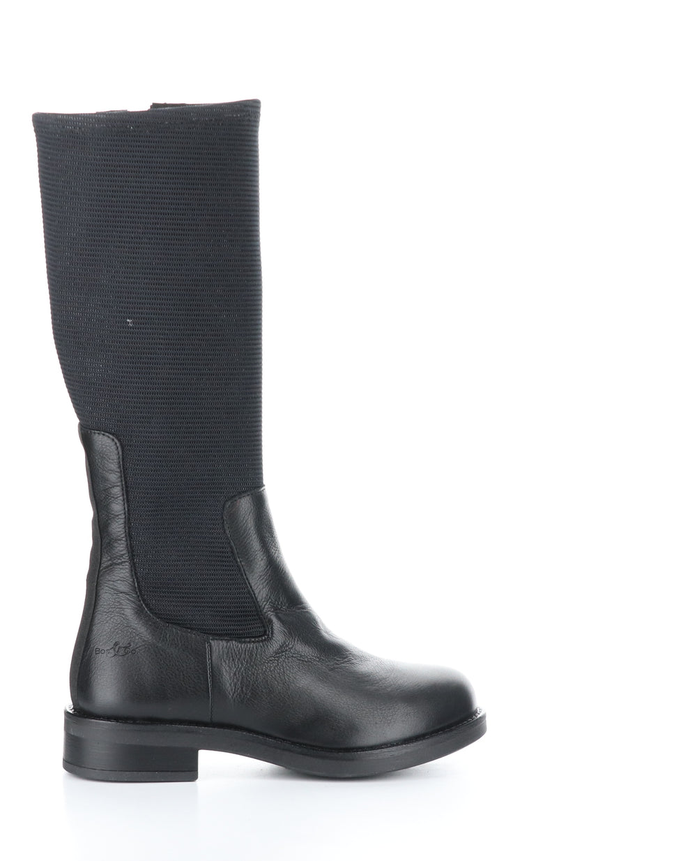 NOISE BLACK Round Toe Boots boscoca