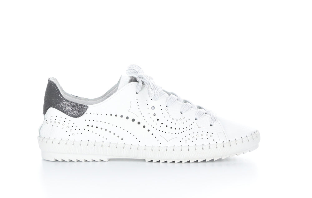 OXLEY White Lace-up Shoes|OXLEY Chaussures à Lacets in Blanc