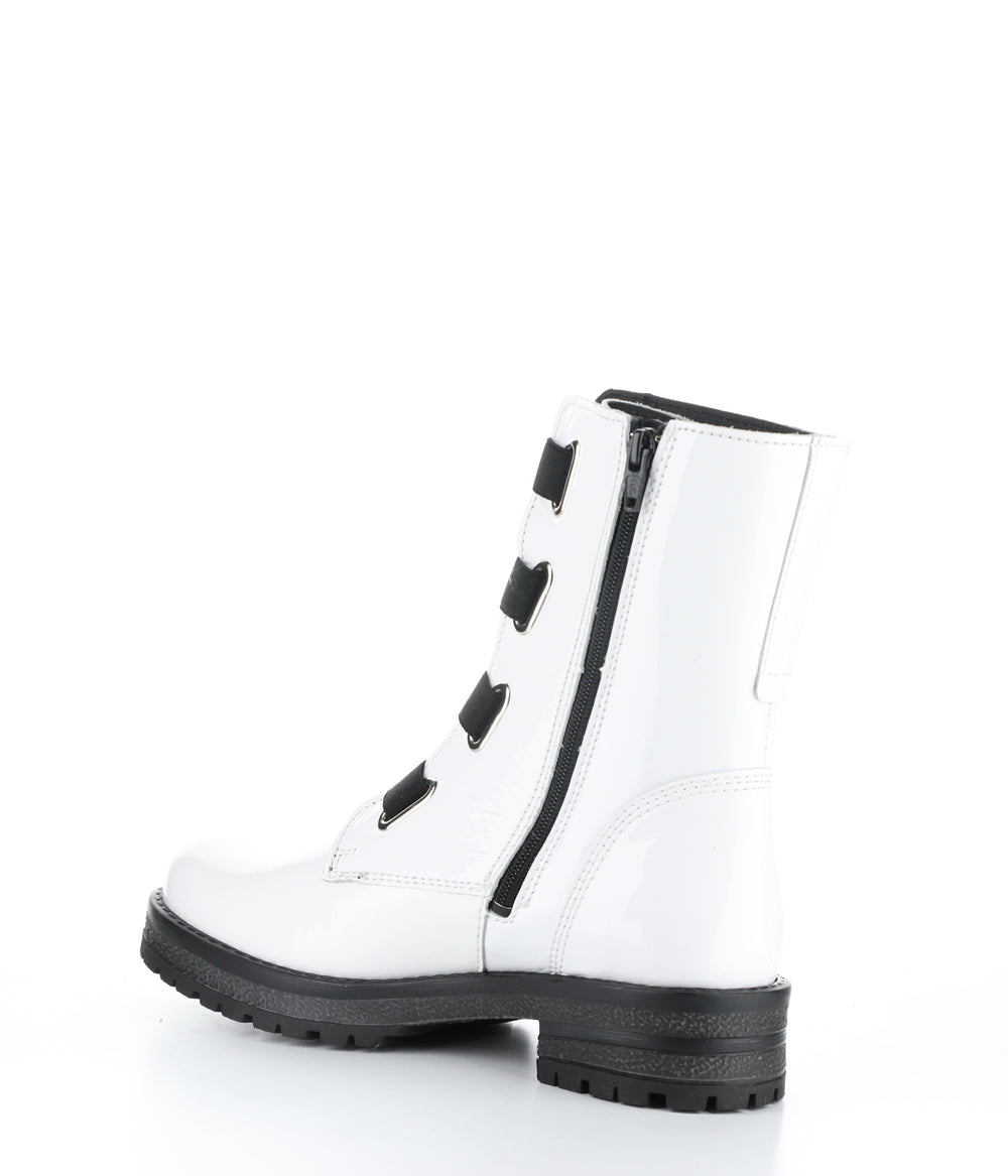 PAUSE WHITE/BLACK Elasticated Boots