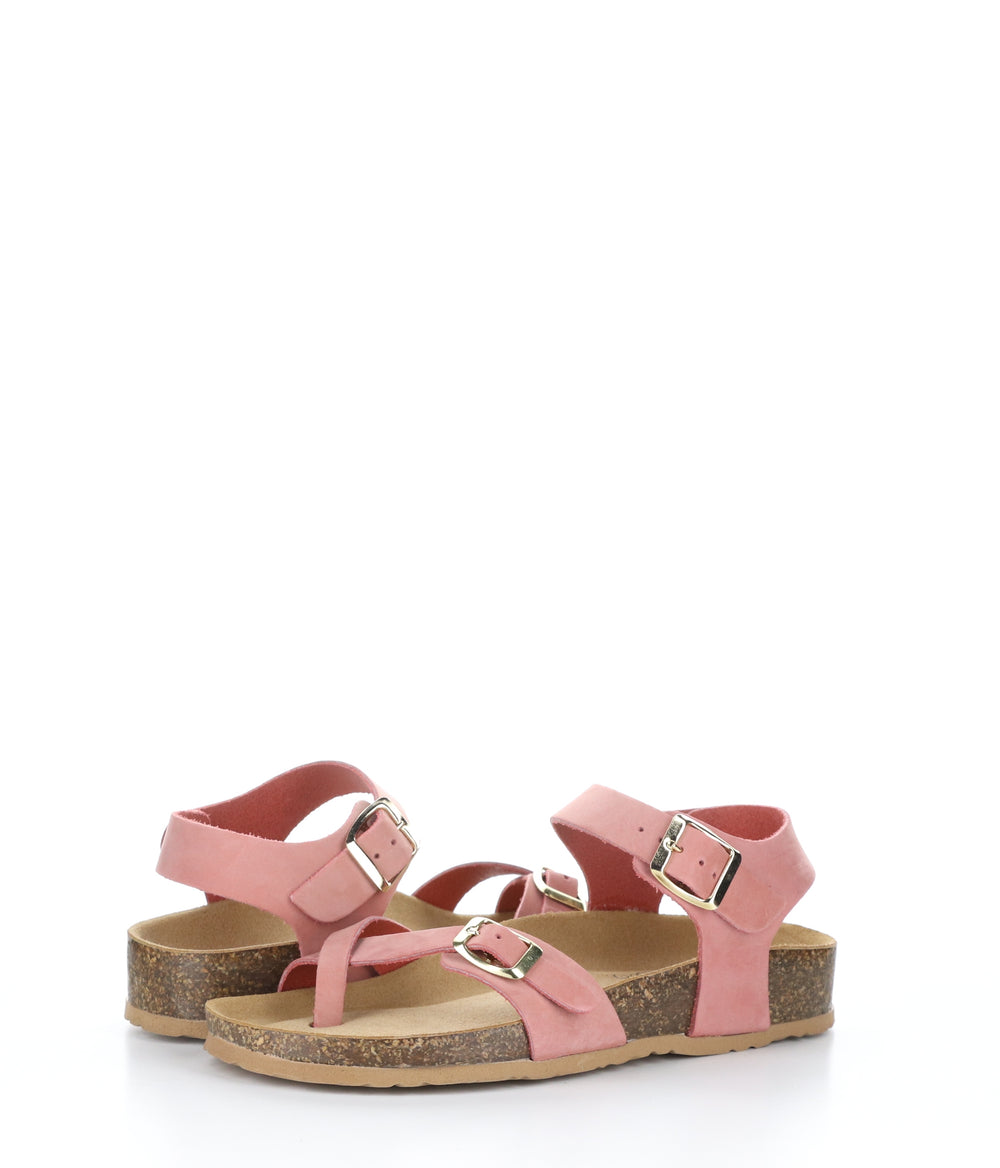 PRIOR CAMMEO PINK Buckle Sandals|PRIOR Sandales avec Boucle in Rose