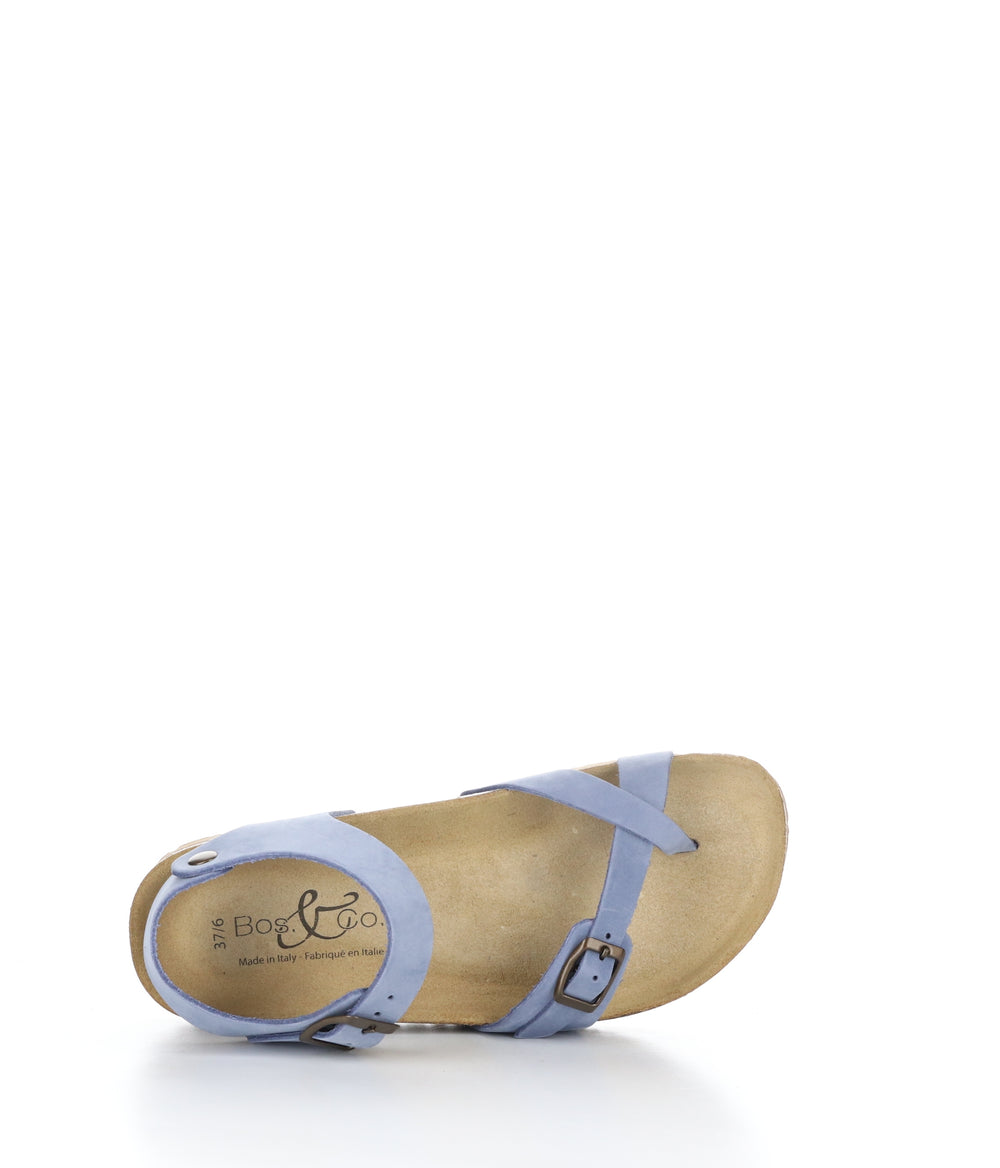 PRIOR SERENTIY BLUE Buckle Sandals|PRIOR Sandales avec Boucle in Bleu