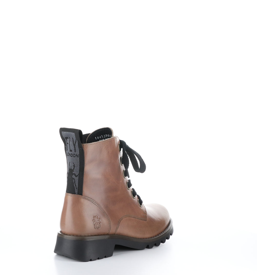 RAGI539FLY Rose Round Toe Boots|RAGI539FLY Bottes à Bout Rond in Rose