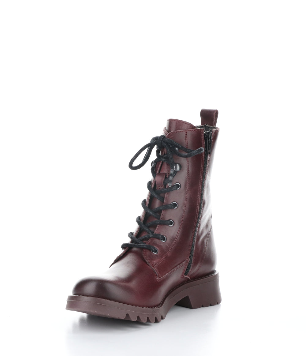 REID893FLY 001 PURPLE Lace-up Boots