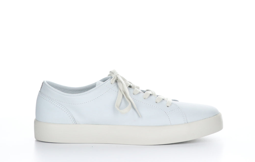ROSS594SOF Smooth White Lace-up Trainers|ROSS594SOF Baskets à Lacets in Blanc