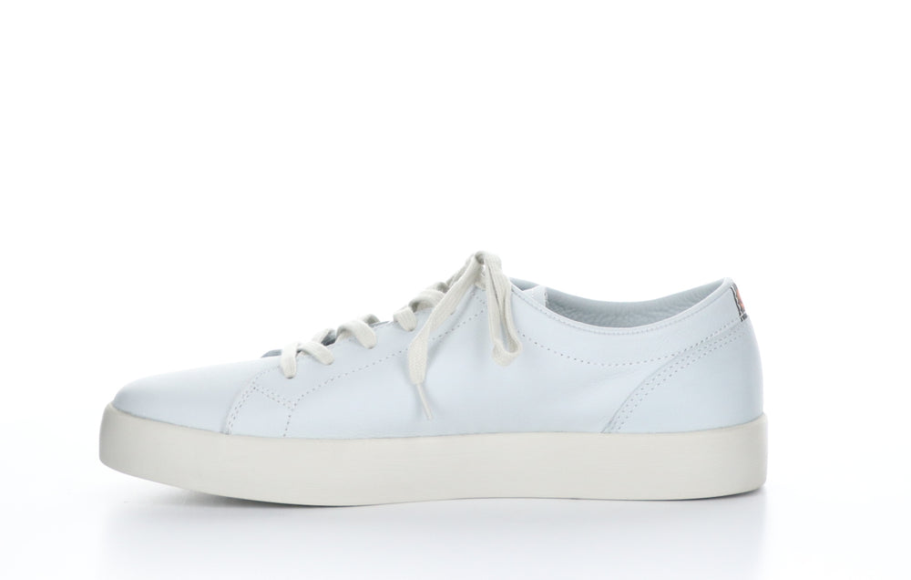 ROSS594SOF Smooth White Lace-up Trainers|ROSS594SOF Baskets à Lacets in Blanc