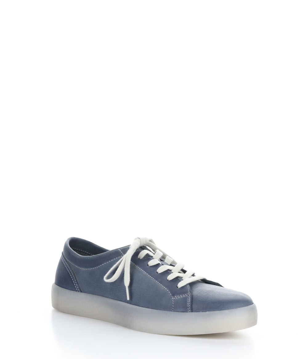 ROSS594SOF Washed Navy Lace-up Trainers|ROSS594SOF Baskets à Lacets in Bleu Marine