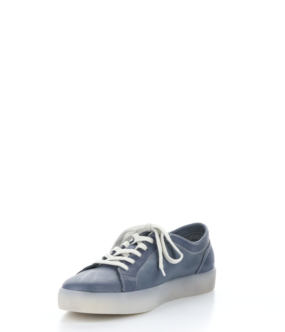 ROSS594SOF Washed Navy Lace-up Trainers|ROSS594SOF Baskets à Lacets in Bleu Marine