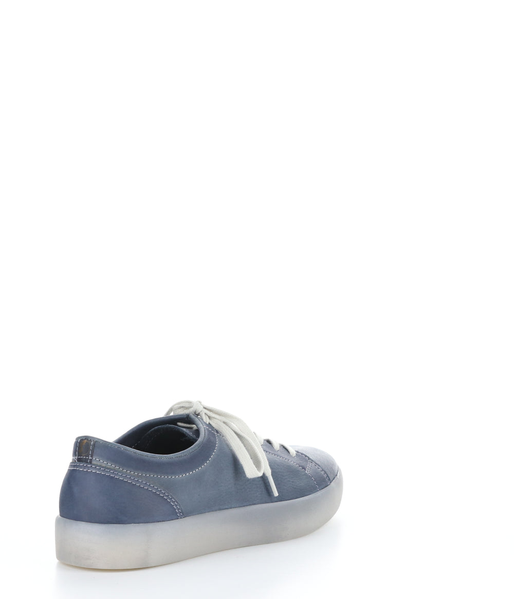 ROSS594SOF Washed Navy Lace-up Trainers|ROSS594SOF Baskets à Lacets in Bleu Marine