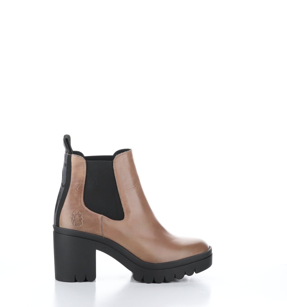 TOPE520FLY Rose Round Toe Ankle Boots|TOPE520FLY Bottines à Bout Rond in Rose