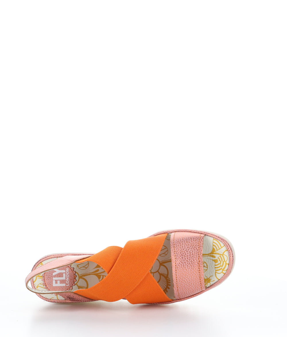 YAJI888FLY SALMON Round Toe Shoes|YAJI888FLY Chaussures à Bout Rond in Rose