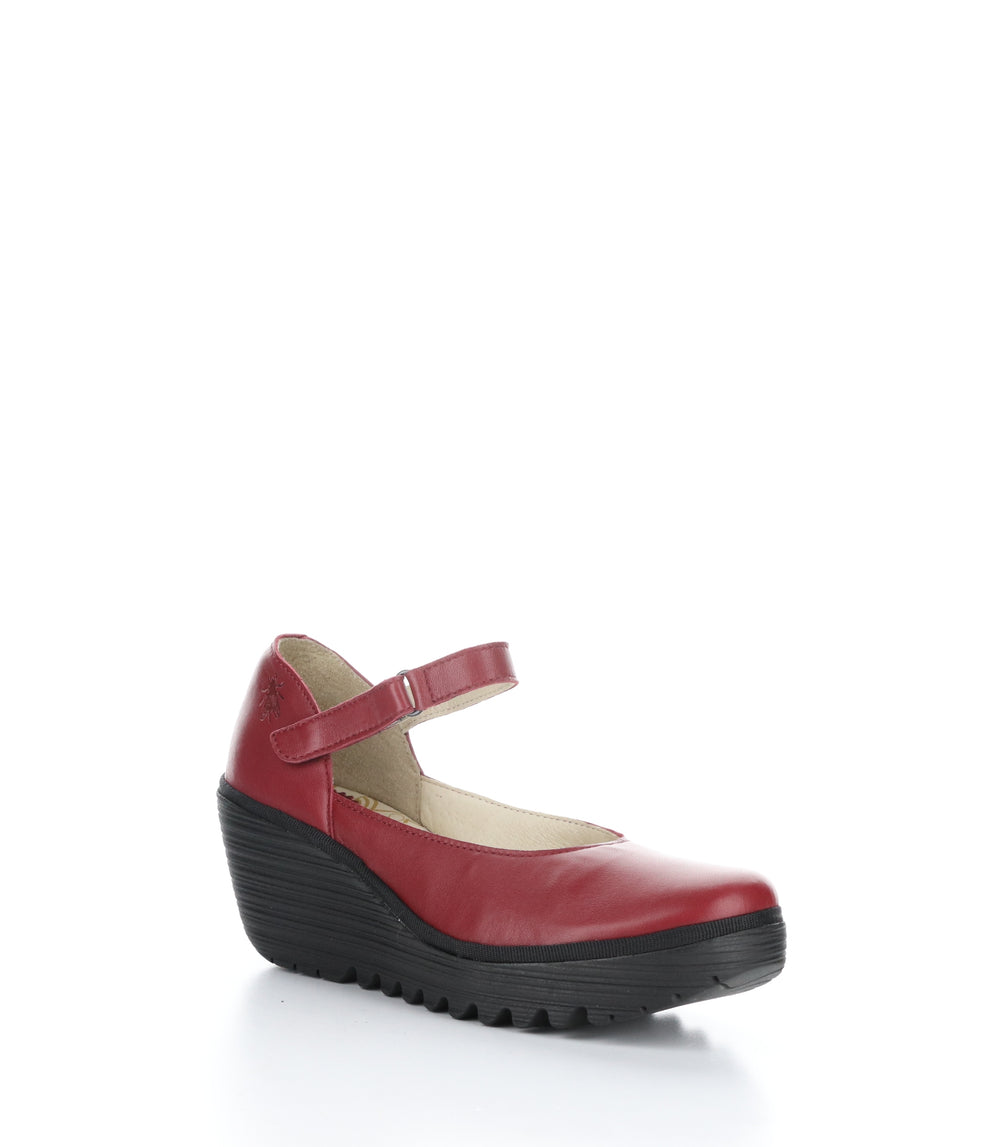 YAWO345FLY 014 RED Velcro Shoes