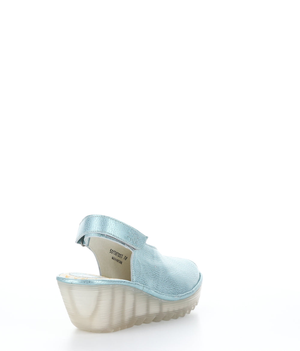 YEAY387FLY AZURE Round Toe Shoes|YEAY387FLY Chaussures à Bout Rond in Bleu