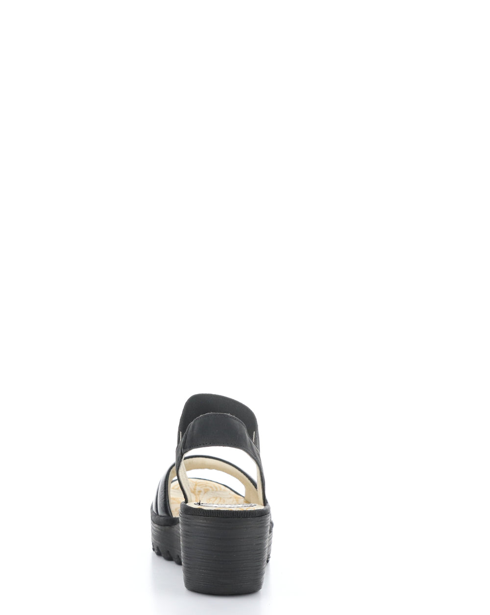 YIKO414FLY 000 BLACK Elasticated Sandals