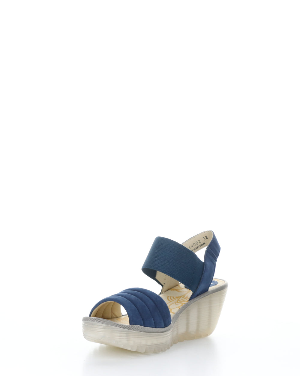 YIKO414FLY 002 BLUE Elasticated Sandals