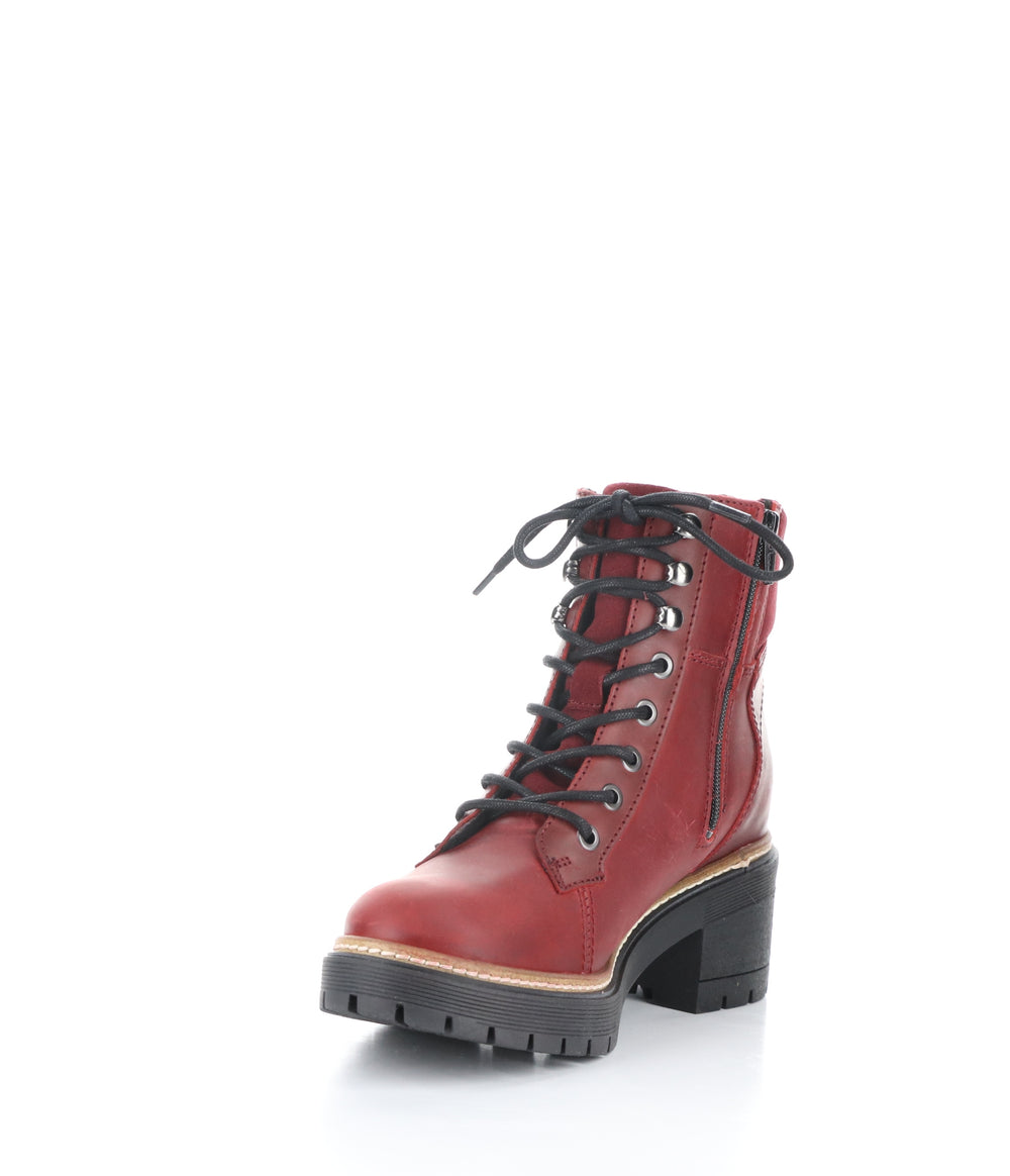 ZOA SCARLET/SANGRIA Round Toe Boots