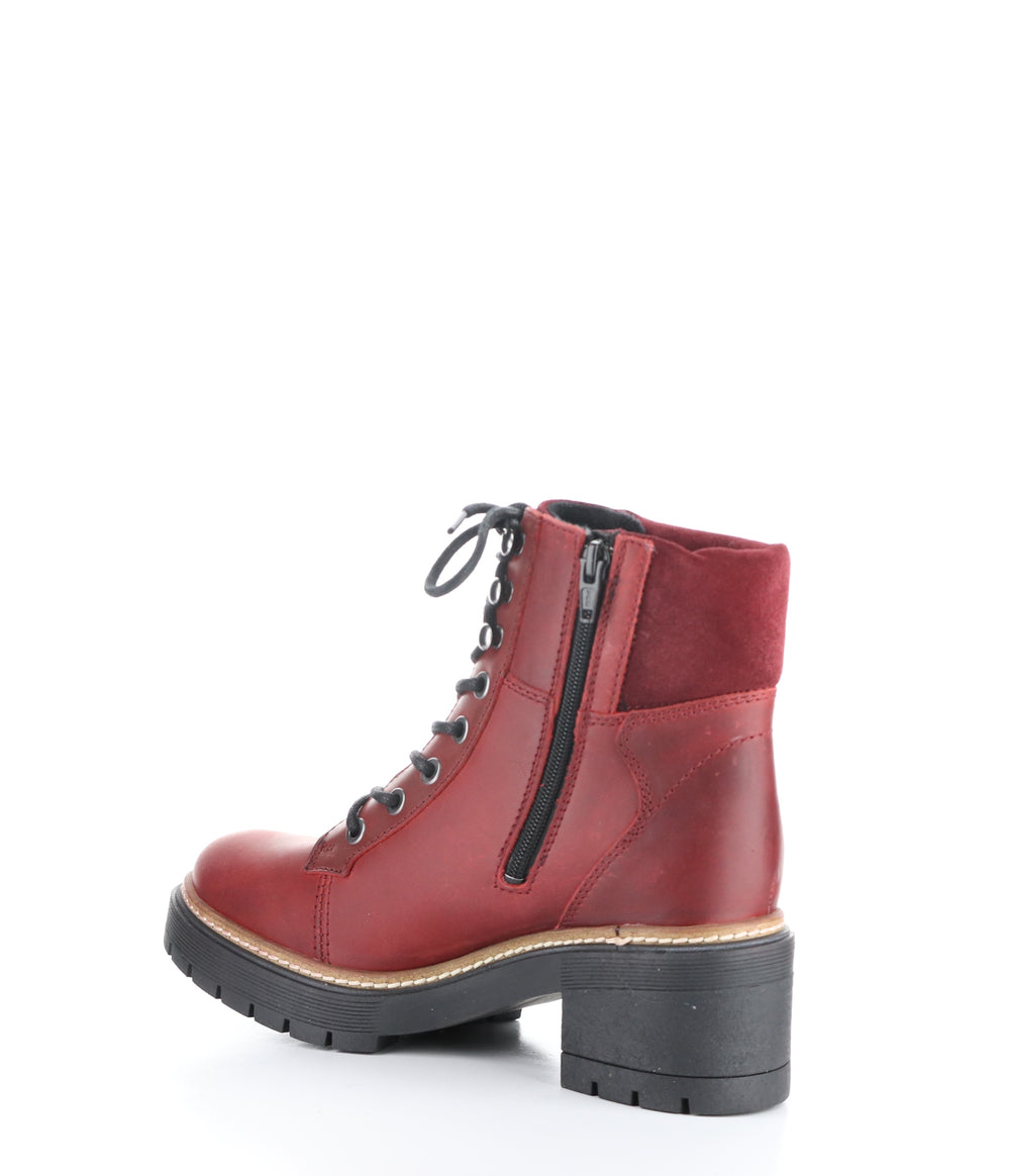 ZOA SCARLET/SANGRIA Round Toe Boots